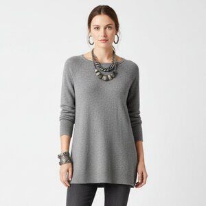 Halogen Cashmere & Wool Blend Long Sleeve Crew Neck Sweater 1X